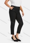 Wholesale Women's Casual Plus Size High Elastic Striped Print Stright Leg Pants With Drawstring 33103# - Liuhuamall