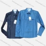 Wholesale Men's Long Sleeve Dual Pockets Casual Denim Shirt preview