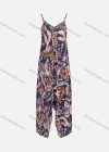 Wholesale Woman's Casual V Neck Pullover Floral Print Irregular Maxi Cami Dress - Liuhuamall