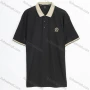 Wholesale Men's Casual Plain Label Striped Trim Short Sleeve Polo Shirts 3661# preview