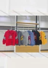 Wholesale  Boys Slanted Letter Print Sleeves Pullover Hoodies - Liuhuamall