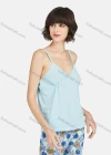 Wholesale Women's Milk Silk Plain Ruched Cami Tops & Floral Print Pants 2 Piece Lounge Pajamas Set A12# - Liuhuamall