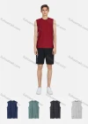 Wholesale Men's Round Neck Sleeveless Breathable Quick Dry Plain Tank Top - Liuhuamall