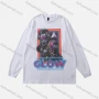 Wholesale Men's Fashion 100%Cotton Crew Neck Long Sleeve Graphic T-shirt CBS11# preview