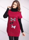 Wholesale Women's High Neck Bow-knot Pullover Sweater - Liuhuamall
