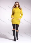 Wholesale Women's Plain Turtleneck Long Sleeve Pullover Sweater - Liuhuamall