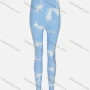 Wholesale Women's Sporty Athletic High Waist Tie Dye Ankle Length Yoga Leggings 2303# preview
