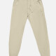 Men's Casual Pockets Drawstring Plain Cargo Pant Almond White Clothing Wholesale Market -LIUHUA