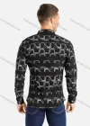 Wholesale Men's Casual Long Sleeve Geometric Print Button Down Shirt - Liuhuamall