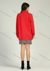 Wholesale Women's Casual Ripped Button Down Flap Pockets Collared Long Sleeve Denim Jacket - Liuhuamall