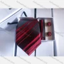 Wholesale Men's Fashion Striped Tie & Pocket Square & Pair Cufflinks Sets preview
