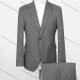 Wholesale Men's Formal Plain Single Breasted Flap Pockets Blazer & Suit Pants 2-Piece Suit Sets X21530-14# Gray Clothing Wholesale Market Liuhua