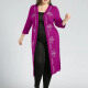 Women's Plus Size Casual 3/4 Sleeve Open Front Embroidery Cardigan 6# Clothing Wholesale Market -LIUHUA