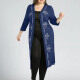 Women's Plus Size Casual 3/4 Sleeve Open Front Embroidery Cardigan 11# Clothing Wholesale Market -LIUHUA