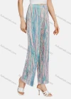 Wholesale Women's Pleated Digital Print Wide Leg Casual Trouser 2210# - Liuhuamall