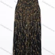 Wholesale Women's Elegant Beaded Floral Embroidered Evening Gown Two-Piece Set #CJ235 Black Clothing Wholesale Market Liuhua