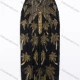 Wholesale Women's Elegant Sequined Palm Tree Patterned Evening Kaftan Two-Piece Set #CJ118 Black Clothing Wholesale Market Liuhua