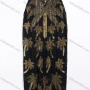 Wholesale Women's Elegant Sequined Palm Tree Patterned Evening Kaftan Two-Piece Set #CJ118 preview
