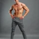 Wholesale Men's Athletic Workout Elastic Waist Zipper Pockets Ankle Length Gym Running Pants K602# Gray Clothing Wholesale Market Liuhua