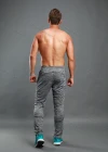 Wholesale Men's Athletic Workout Elastic Waist Zipper Pockets Ankle Length Gym Running Pants K602# - Liuhuamall