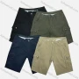 Wholesale Men's Casual Plain Flap Pockets Cargo Shorts D-758# preview