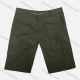 Wholesale Men's Casual Plain Flap Pockets Cargo Shorts HK-66# Green Clothing Wholesale Market Liuhua