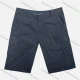 Wholesale Men's Casual Plain Flap Pockets Cargo Shorts HK-66# Dim Gray Clothing Wholesale Market Liuhua