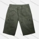 Wholesale Men's Casual Plain Flap Pockets Drawstring Cargo Shorts HK-67# Green Clothing Wholesale Market Liuhua