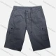 Wholesale Men's Casual Plain Flap Pockets Drawstring Cargo Shorts HK-67# Gray Clothing Wholesale Market Liuhua