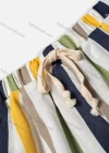 Wholesale Kid's Casual Striped Slant Pockets Drawstring Shorts MB21BKZ494# - Liuhuamall
