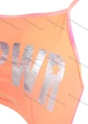 Wholesale Girls One Piece Letter Print Cut Out Letter Tie Dye Cut Out Swimsuit - Liuhuamall