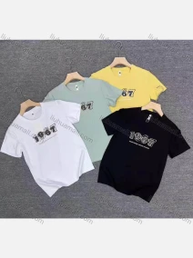 Wholesale Men's Casual Number Print Short Sleeve Tee, LIUHUA CLOTHING WHOLESALE