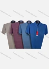 Wholesale Men's Casual Striped Patch Pocket Short Sleeve Polo Shirt - Liuhuamall