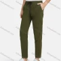 Wholesale Men's Casual Button Closure Pockets Plain Drawstring Taperd Pants preview