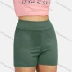 Wholesale Women's Casual Plain High Waist Stretch Biker Shorts 2180-1# 50# Clothing Wholesale Market Liuhua