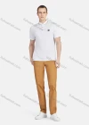 Wholesale Men's Short Sleeve Slim Fit Plain Embroidery Letter Casual Polo Shirt - Liuhuamall