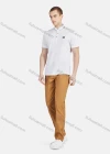 Wholesale Men's Short Sleeve Slim Fit Plain Embroidery Letter Casual Polo Shirt - Liuhuamall
