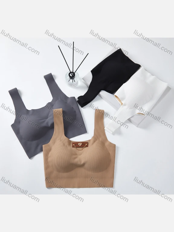 Wholesale Women's Basics Plain Breathable Ribbed With Chain Decor Camisole 605#