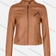 Wholesale Women's Fashion Slim Fit Stand Collar Leather Zipper Crop Leather Jackets 5896# 27# Guangzhou Clothing Wholesale Market & Suppliers -LIUHUAMALL