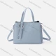 Wholesale Women's Shoulder PU Leather Ladies Handbag Light Blue Clothing Wholesale Market Liuhua