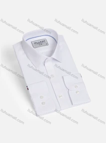Wholesale Men's Formal Plain Collared Long Sleeve Button Down Dress Shirts, LIUHUA CLOTHING WHOLESALE
