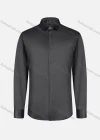 Wholesale Men's Business Collared Long Sleeve Button Down Plain Shirts - Liuhuamall
