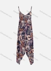 Wholesale Woman's Casual V Neck Pullover Floral Print Irregular Maxi Cami Dress - Liuhuamall