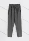 Wholesale Men's Sporty Plain Reflective Stripes Drawstring Zipper Pockets Pants - Liuhuamall