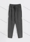 Wholesale Men's Sporty Plain Reflective Stripes Drawstring Zipper Pockets Pants - Liuhuamall