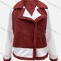 Wholesale Women's Casual Splicing Button Down Lapel Long Sleeve Fluffy Jacket preview