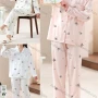 Wholesale Women's Comfy Animal Panda Lapel Button Down Patch Pocket Long Sleeve Lounge Pajamas 2 Piece Set 36-3# preview