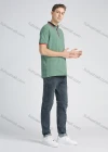 Wholesale Men's Cotton Plain Short Sleeve Embroidery Contrast Collar Polo Shirt - Liuhuamall
