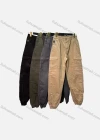 Wholesale Men's Casual Plain Multiple Pockets Elastic Waist Cargo Pants 1209# - Liuhuamall