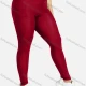 Wholesale Women's Stretch Cotton High Rise Plain Legging 6# Clothing Wholesale Market Liuhua